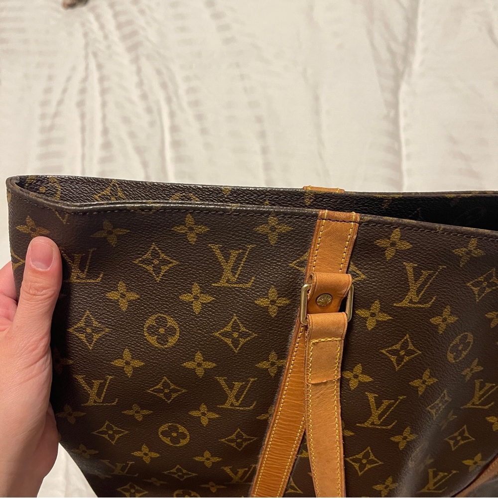LOUIS VUITTON Monogram Sac Shopping Tote Bag - Picture 7 of 13